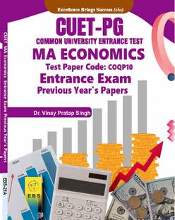 CUET PG MA Economics (Test Paper Code-COQP10) Entrance Exam Previous Year's Papers (English Medium), January,2024 Edition  - CUET MA Economics Entrance Exam Previous Year Question Papers