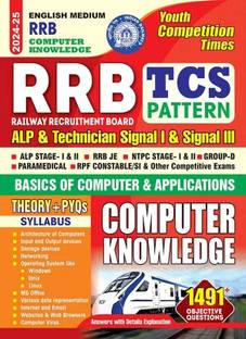RRB Computer Knowledge (English Medium) 1491+ Objective Questions Theory+PYQs 2024-25