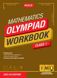 MTG International Mathematics Olympiad (IMO) Workbook Class 1 - Chapterwise Previous Year Solved Paper & Achievers Section - SOF Olympiad Books For 2025-26 Exam