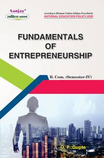 Fundamentals Of Entrepreneurship  - B.Com 4th Sem Syllabus According to National Education Policy 1 Edition
