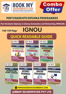 IGNOU MLI1 MLI2 MLI3 MLI4 MLI5 MLI6 MLI7 Fast Learning Concise Notes for Efficient Exam Preparation Post Graduate Diploma in Library Automation and Networking (PGDLAN) In English-Our books use 80 GSM A4 paper for clear, sharp prints.