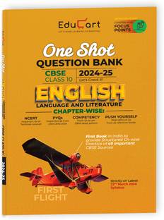Educart CBSE Class 10 ENGLISH One Shot Question Bank 2024-25 (for 2025 exam)
