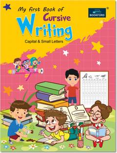 My First Book Of Cursive Writing - Capital & Small Letter Books For Kids
