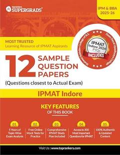 12 Sample Question Papers For IPMAT Indore by Supergrads