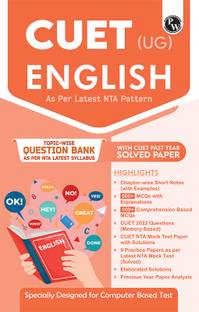 Cuet (Ug) 2023-2024 English Question Bank