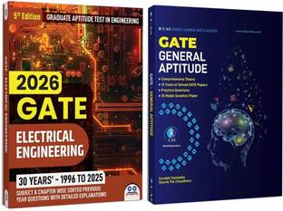 GATE Electrical Engineering and GATE General Aptitude Combo Set [2 Books]  - 2026 | Previous Years Solved Questins Papers | Chapter wise PYQ Question Bank Sorted with Detailed Explanations | Best Study Material Useful for Electrical Engineering Examinations in India | Two Brothers Publications