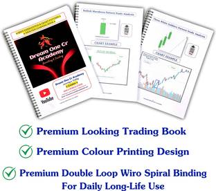 BEST CANDLESTICK & CHART PATTERN ANALYSIS LEARNING BOOK  - DREAM ONE CR ACADEMY 
Chart pattern book
Candlestick pattern book
Technical analysis book
Trading book with 2 Disc