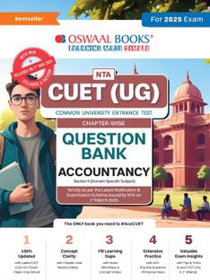 Oswaal Nta Cuet (Ug) Chapterwise Question Bank Accountancy (for 2025 Exam)