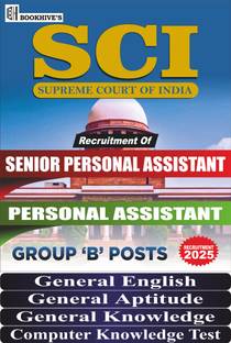 Supreme Court of India SCI Senior Personal Assistant/ Personal Assistant Group B Posts 2024-2025 (Set of 4 Books)
