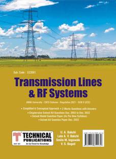 Transmission lines and RF Systems for BE Anna University R21CBCS (V - ECE - EC3551)