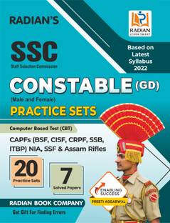 SSC Constable GD Practice Set and Previous Year Solved Papers Book for 2023 Exam in English (Based on Latest Syllabus)