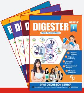 DIGESTER | RAPID REVISION BOOKS FOR GPAT (Set Of 4 Books) with 4 Disc