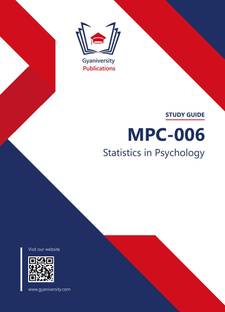 MPC-006: Statistics in Psychology (IGNOU Study Guide Book)