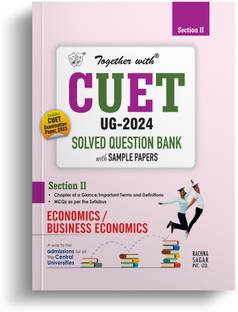 Together With CUET UG Entrance Exam Books 2024 Economics Solved Question Bank With Sample Paper (Central University Based Pattern)