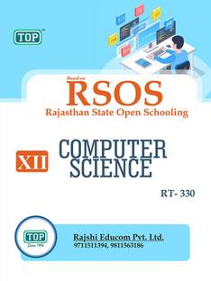 TOP-330 COMPUTER SCIENCE Class 12th RSOS (RAJSHTHAN STATE OPEN SCHOOLING) Guide Book English Medium
