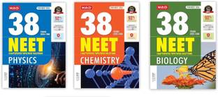 Combo MTG 38 Years NEET Previous Year Solved Question Papers Physics, Chemistry & Biology PYQs Chapterwise Topicwise Solutions For 2025-2026 Exam (Set of 3 Books)  - 38 Years NEET Chapterwise-Topicwise Solved Papers