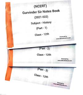 History Notes Class 12th NCERT  - 2025-26
