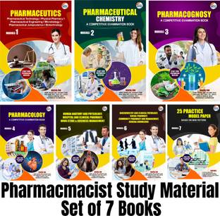 Pharmacist Competitive Exam Study Material (Set of 7 Books)
