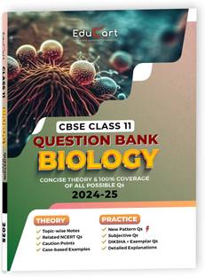 Educart CBSE Question Bank Class 11 Biology 2024-25 (For 2025 Board Exams)