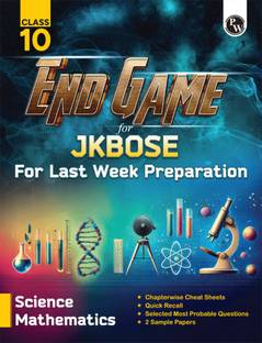 Pw End Game for Jkbose Class 10 Mathematics and Science