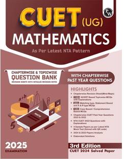 PW CUET (UG) Mathematics 2025 Chapterwise & Topicwise Question Bank with Past Year Questions (PYQs upto 2024) and Mock Tests