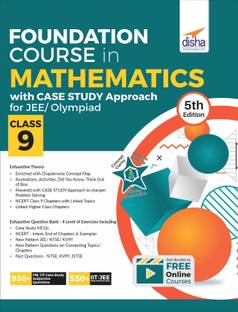 Foundation Course in Mathematics with Case Study Approach for Jee/ Olympiad Class 95th Edition
