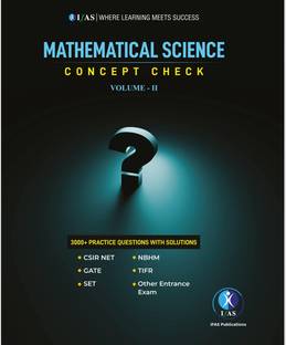 CSIR NET Mathematical Science Concept Check Book with Questions (Vol-II)  - Best Mathematics Practice Book with Questions & Solutions for CSIR NET, GATE, SET & TIFR