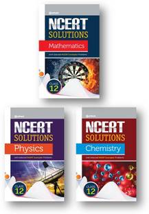 CBSE Class 12th NCERT Solutions Physics, Chemistry, Mathematics ( Combo Set of 3 Books )