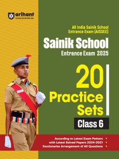 (Old Edition) Arihant Sainik School Entrance Exam 2025 Practice Sets Class 6th