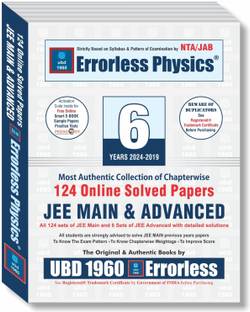 UBD1960 IIT-JEE Main & Advanced 6-Years (2024-2019) Physics Chapterwise online Solved Papers for IIT-JEE 2025