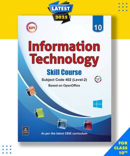 Kips Information Technology Skill Course Code 402 Class 10 Based on Open Office Paperback, Kips|New Latest Edition For 2025-2026