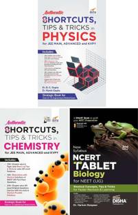 Combo (set of 3 Books) SHORTCUTS, TIPS & TRICKS in Physics, Chemistry & Biology for NEET 2nd Edition | One Liner Theory with Mnemonics, Knowledge Boxes & Intext PYQs Previous Year Questions | CUET (UG) Exams | NCERT Tablet |