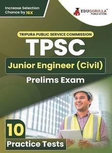 TPSC Junior Engineer (Civil) Prelims Exam Book  - 2024 | Tripura Public Service Commission | 12 Practice Tests (1200 Solved Questions) with Free Access to Online Tests