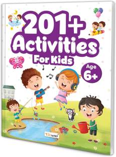 201+ Activities for Kids for Age 6+ : Kids activity learning book, Brain booster book, Activities for young minds, Educational activity book for kids, Mazes, Spot the differences, Matching games, Patterns, Brain games, Hide and seek, Word search, Rhymes, Puzzle, All about me, Join the dots.