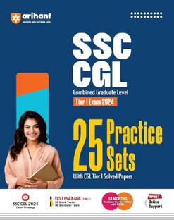 (Old Edition) Arihant SSC-CGL | Combined Graduate Level Tier-1 Exam 2024 | 25 Pratice Sets | 3 Mock Tests | 3 Months Current Affairs | SSC CGL PYQ | For Exam 2024 ( English )