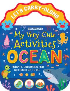 Ocean- Let's Carry-Along Activity, Colouring Book for Kids Age 3 -8 years (My Very Cute Activities Series)