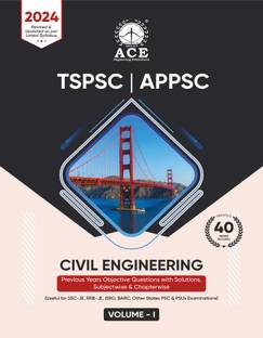 TSPSC | APPSC Civil Engineering Previous Years Objective Questions with Solutions, Subjectwise & Chapterwise Volume 1 (40 years)