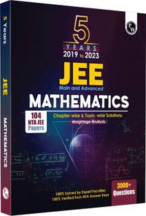 PW JEE Main & Advanced Mathematics All Shifts Last 5 Years' 104 Papers Questions Topic-wise, Fully Solved + 5 Years' Advance Solved Questions