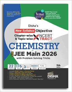 Disha's New Syllabus Objective NCERT Xtract Chemistry with Problem Solving Tricks for NTA JEE Main 9th Edition | BITSAT, VITEEE & KCET | Tips on your Fingertips, Previous Year Question Bank PYQs