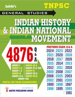 Tnpsc Indian History & Indian National Movement Previous Examination Question and Answers English