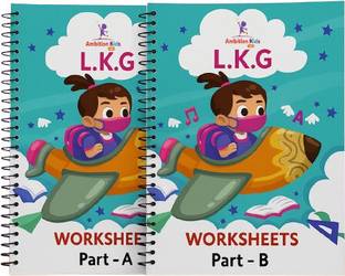 AmbitionKids - Preschool LKG Worksheets - Part A & B - 150+ Pages for Alphabet, Math, Phonics, Shapes, and Early Learning Success  - AmbitionKids - Preschool LKG Worksheets - Part A & B - 150+ Pages for Alphabet, Math, Phonics, Shapes, and Early Learning Success