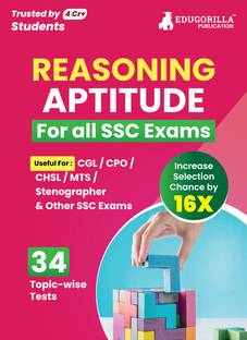 Reasoning Ability For SSC Book  - 2024 (English Edition) - 34 Solved Topic-wise Tests For SSC CGL, CPO, CHSL, MTS, Stenographer and Other SSC Exams with Free Access to Online Tests