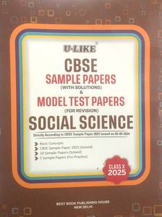 U-Like Cbse Sample Papers and Model Test Papers Social Science-X