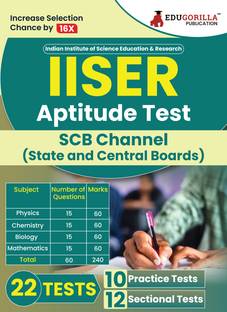 IISER Aptitude Test (IAT) SCB Entrance Exam  - 2025 SCB Channel (IAT) | State and Central Boards) | 10 Practice Tests and 12 Sectional Tests with Free Access to Online Tests