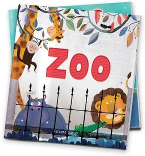 Zoo - Illustrated Book On Zoo Animals  - By Miss & Chief First Edition