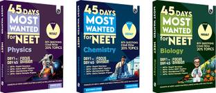 PW 45 Days NEET Biology, Physics, Chemistry Combo for NEET UG 2025 Revision