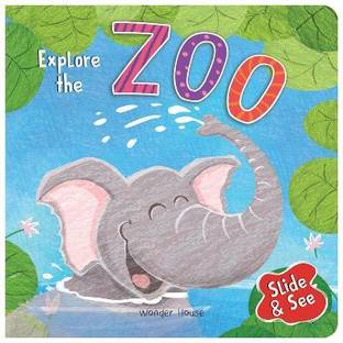 Slide and See - Explore the Zoo Sliding Novelty for Kids  - By Miss & Chief