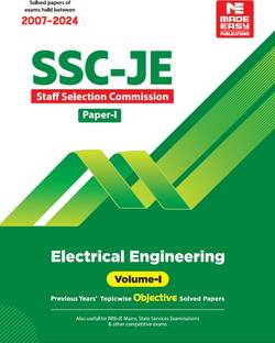 SSC-JE: Electrical Engineering 2025- Previous Year Objective Solved Paper-1 Volume-1