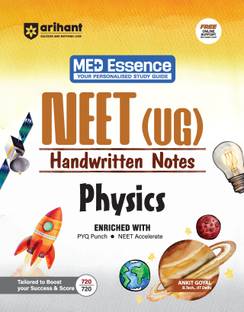 Arihant NEET (UG) Physics Handwritten Notes for Exam 2026 | Complete NEET Concentrate with PYQ Punch, MCQ Punch | First and Only NEET Targeted Handwritten Notes