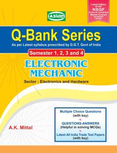 Q-Bank Series Electronics Mechanic Sem 1-4 - ENGLISH ITI - Asian Publishers